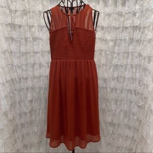 Torrid Burnt Orange or Pumpkin Dress Size 2